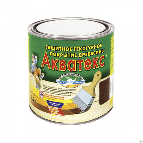 АКВАТЕКС текстурн.ОРЕХ 0,8л