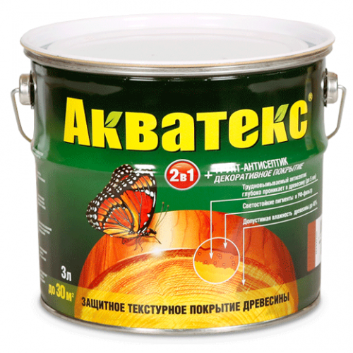 АКВАТЕКС текстурн.ОРЕХ 2,7л