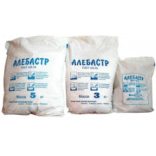 Алебастр белый 2кг пакет