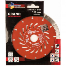 Диск алм.150х22.2 сух/вл/рез.сегм.TRIO DIAMOND Grand Hot press GUS723 железобет/кирпич