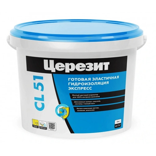 Гидроизоляция Церезит CL 51/1,4 эласт. полим.