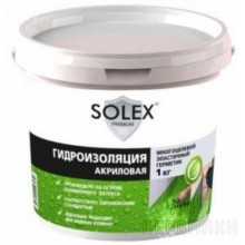 Гидроизоляция SOLEX акрил 6кг ведро
