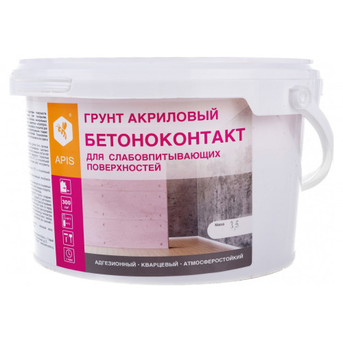 Грунт APIS БЕТОН-КОНТАКТ 3,5кг