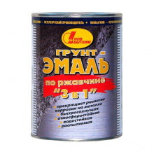 Грунт-Эмаль НОВБЫТХИМ (3в1) Темно-серая 1л ПО РЖАВЧИНЕ