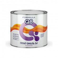 Грунт-Эмаль ПРЕСТИЖ FORMULA Q8 (3в1) Черная 1,8л ПО РЖАВЧИНЕ с500659