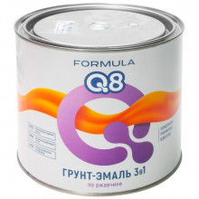 Грунт-Эмаль ПРЕСТИЖ FORMULA Q8 (3в1) Голубая 0,9л ПО РЖАВЧИНЕ