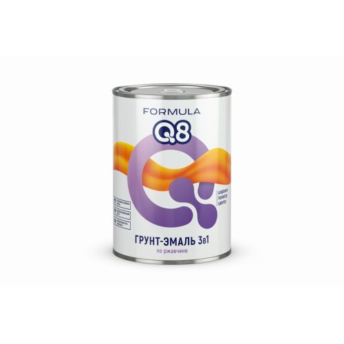 Грунт-Эмаль ПРЕСТИЖ FORMULA Q8 (3в1) Коричневая 0,8л ПО РЖАВЧИНЕ