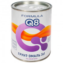 Грунт-Эмаль ПРЕСТИЖ FORMULA Q8 (3в1) Красно-корич.1,8л ПО РЖАВЧИНЕ