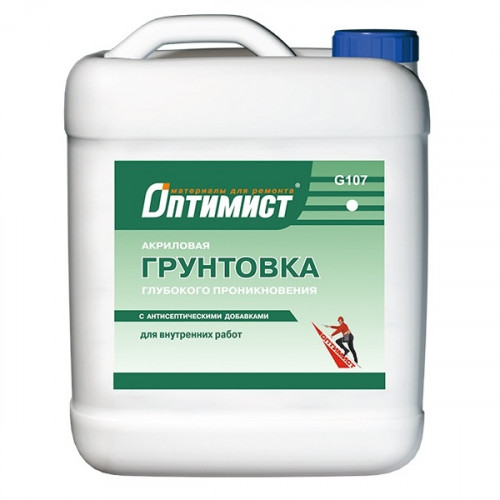 Грунт ОПТИМИСТ зелёная 3л глубок/проникн.