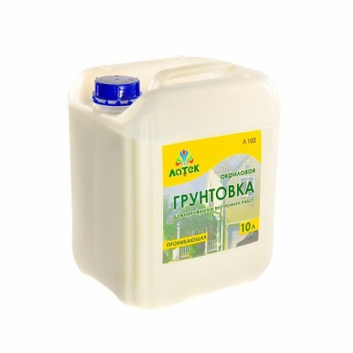 Грунт ОПТИМИСТ желтая 10л универс/проникн. Л102
