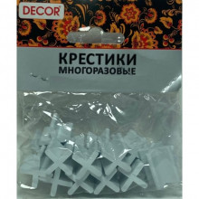 Клинья д/кафеля многоразов.2,0х20мм DECOR 20шт 102-0020