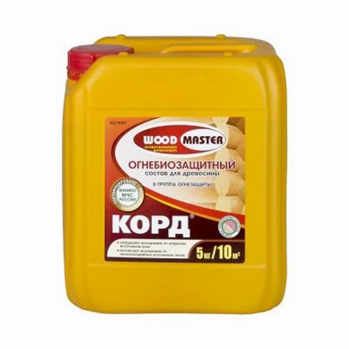 КОРД  ОГНЕБИОЗАЩИТНЫЙ СОСТАВ "WOODMASTER"   5 КГ (1) "РОГНЕДА" 15900