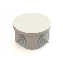 Коробка распред.65х40мм IP54 4ввода/крышка кругл.TDM SQ1401-0501