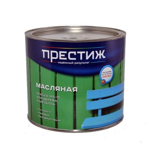 Краска МА-15 Желтая 1,9кг ПРЕСТИЖ