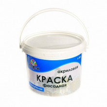 Краска в/д ОПТИМИСТ фасадная 45кг Л301 белоснежная