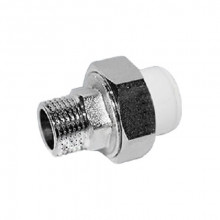 Муфта(белая)PPRC разъёмная  20*3/4" нар. р. (АМЕРИКАНКА)