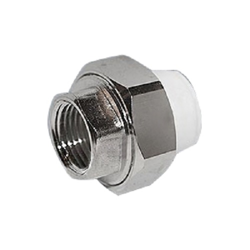 Муфта(белая)PPRC разъёмная  25*1/2" внутр. р. (АМЕРИКАНКА)