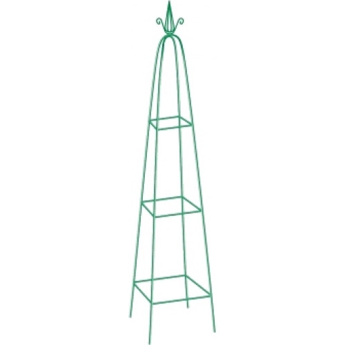 Пирамида д/вьющ.растений 198х33см зеленая PALISAD