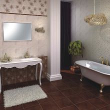 Плитка керамическая Тавола, бежевая верх 25*35
