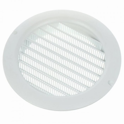 Решетка вентиляционная ABS пластик,EVENT PK150c, с сеткой, круглая, с фланцем d150,