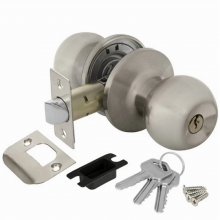 Ручка защелка DK682 SN-ET (6082 SN-E) (кл./фик.) мат. никель (39539) (AJAX)
