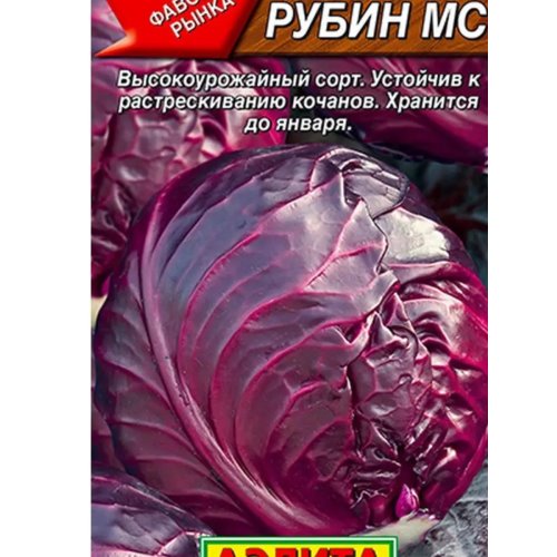 Семена Капуста к/к РУБИТ Среднеспелая 0,3г