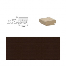 Стойка "Т" для склад. двери ЭКО Wenge Melinga МДФ 2070*70*22 (п)