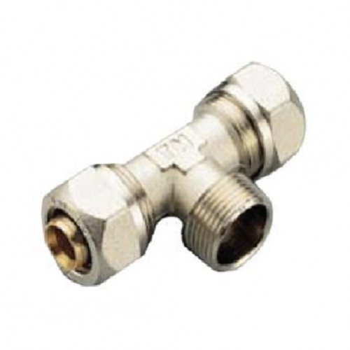 Тройник (наружная резьба) Т20х3/4Мх20