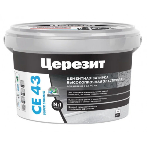 Затирка Церезит CE 43 №02 дымчато-белая 2кг